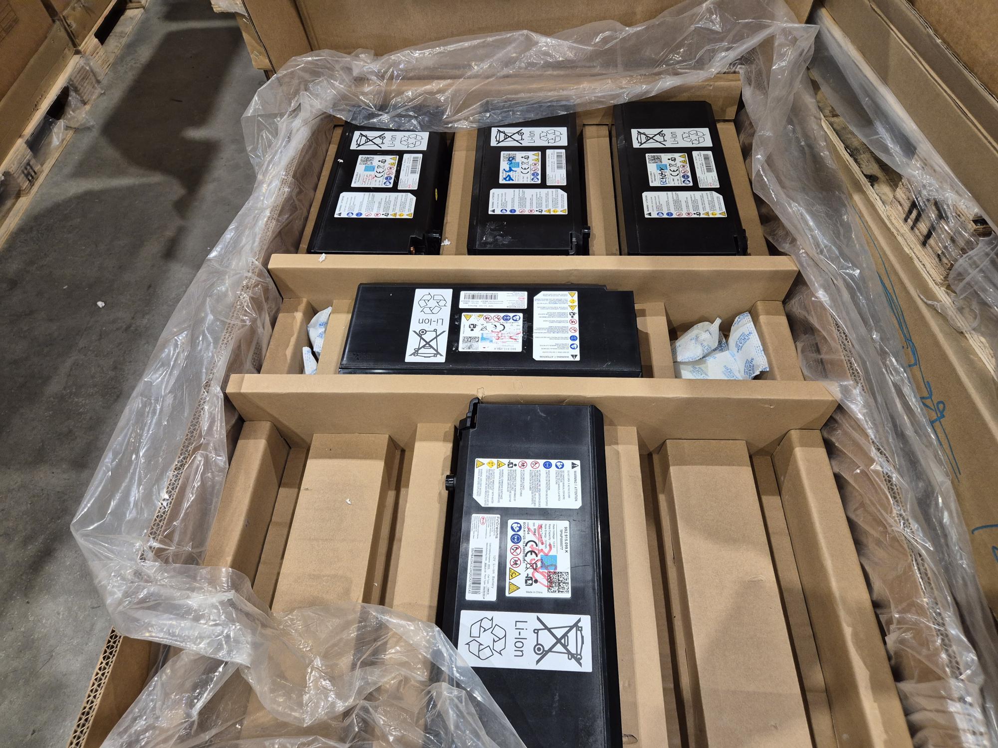 1,500 brand new Porsche 12.8V 40Ah auxiliary packs